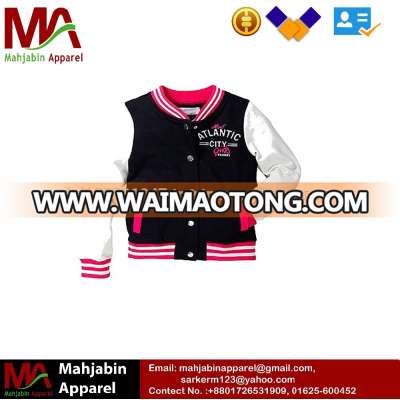 new design custom design high quality jacket for kids