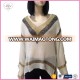 2018 wholesale hot sale loose computer knitting women pullover sweater combo V golden thread new design